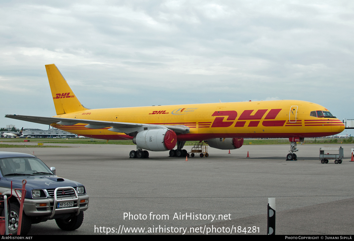 Aircraft Photo of OO-DPO | Boeing 757-236/SF | DHL International | AirHistory.net #184281