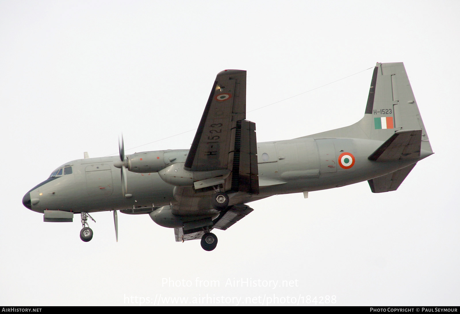 Aircraft Photo of H-1523 | Hindustan HAL-748 Srs2/247 | India - Air Force | AirHistory.net #184288