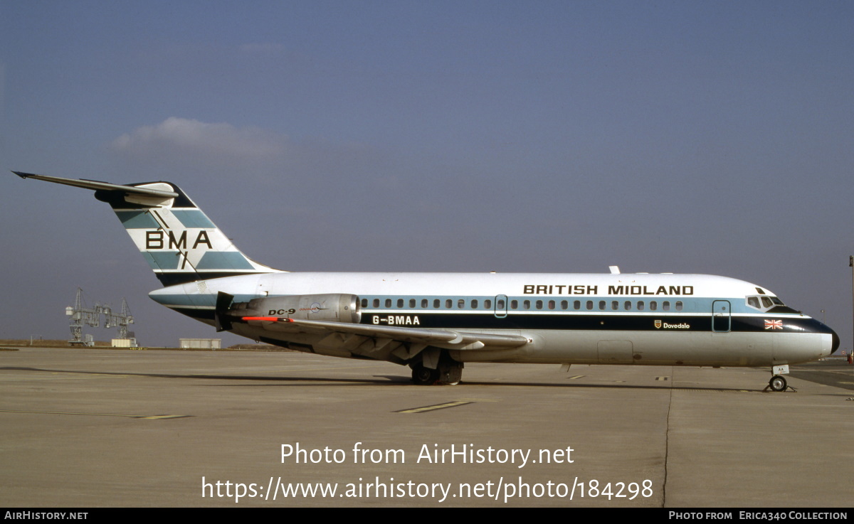 Aircraft Photo of G-BMAA | Douglas DC-9-15 | British Midland Airways - BMA | AirHistory.net #184298