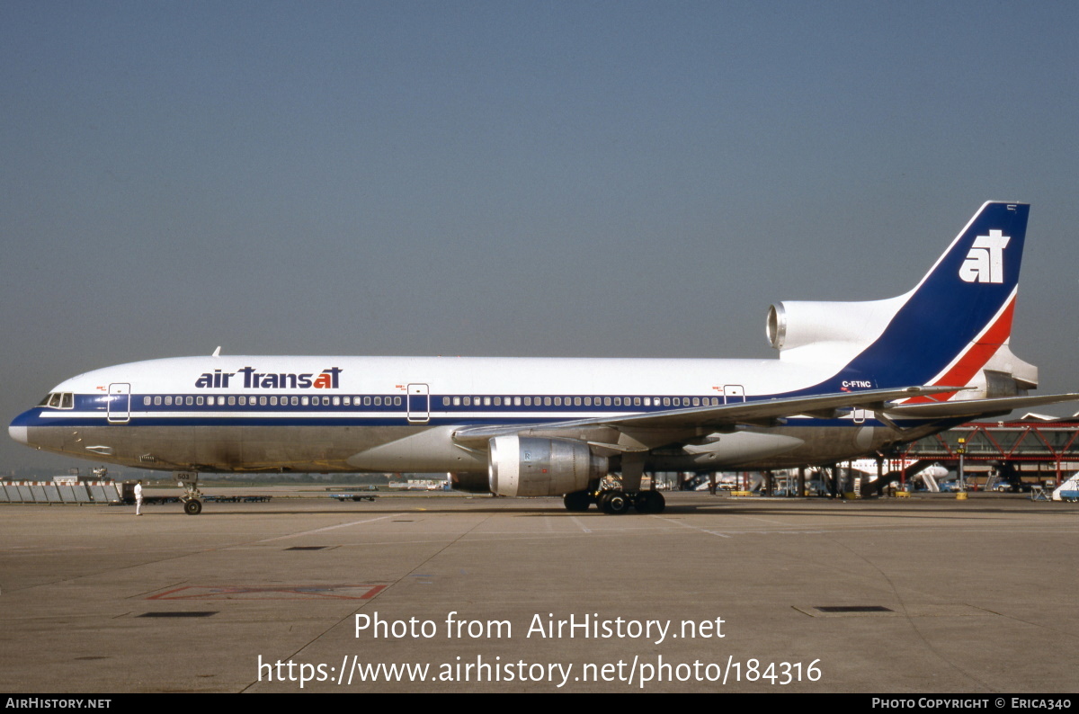 Aircraft Photo of C-FTNC | Lockheed L-1011-385-1 TriStar 1 | Air Transat | AirHistory.net #184316