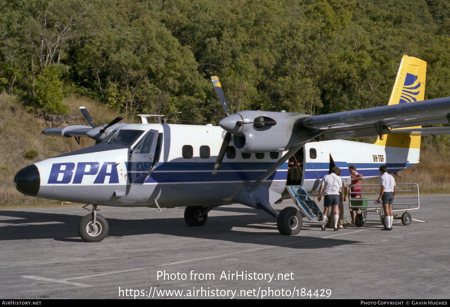 Aircraft Photo of VH-TGF | De Havilland Canada DHC-6-300 Twin Otter | Bush Pilots Airways - BPA | AirHistory.net #184429