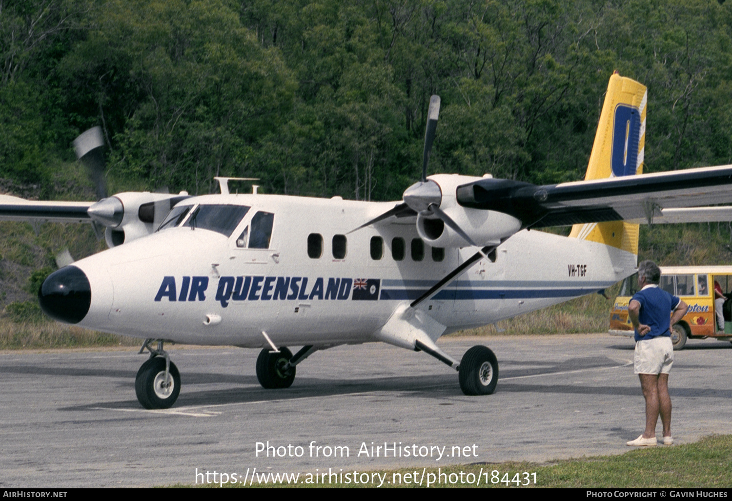 Aircraft Photo of VH-TGF | De Havilland Canada DHC-6-300 Twin Otter | Air Queensland | AirHistory.net #184431