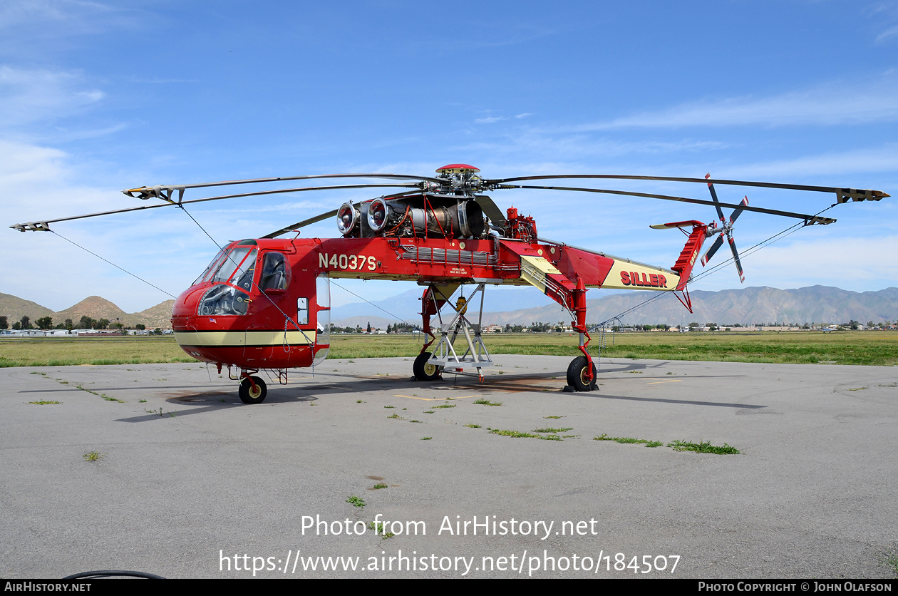 Aircraft Photo of N4037S | Sikorsky S-64E Skycrane | Siller Helicopters | AirHistory.net #184507