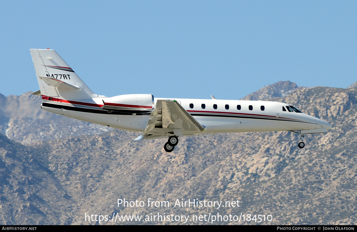 Aircraft Photo of N477RT | Cessna 680 Citation Sovereign | AirHistory.net #184510