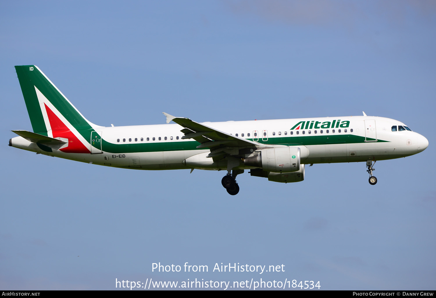 Aircraft Photo of EI-EID | Airbus A320-216 | Alitalia | AirHistory.net #184534