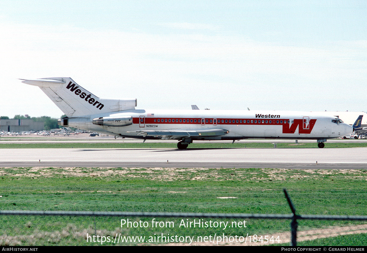 Aircraft Photo of N2823W | Boeing 727-247/Adv | Western Airlines | AirHistory.net #184544