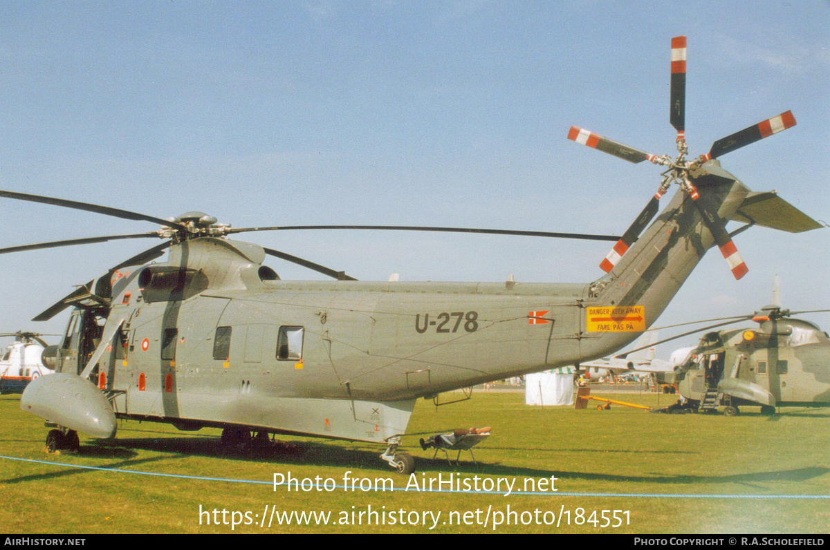 Aircraft Photo of U-278 | Sikorsky S-61A-1 Sea King | Denmark - Air Force | AirHistory.net #184551