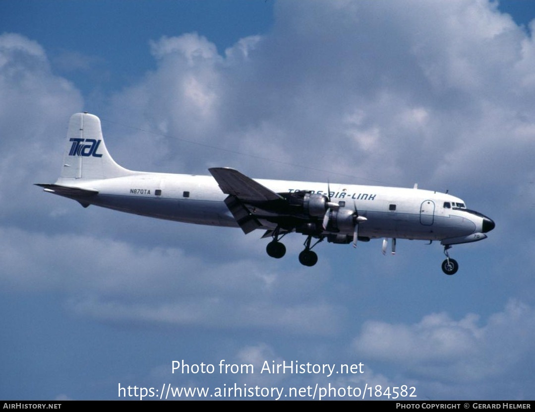 Aircraft Photo of N870TA | Douglas DC-6A | Trans-Air-Link - TAL | AirHistory.net #184582