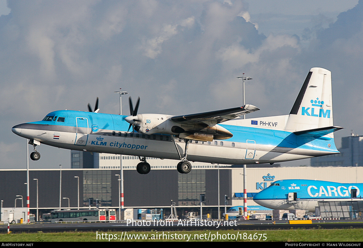 Aircraft Photo of PH-KVF | Fokker 50 | KLM Cityhopper | AirHistory.net #184675