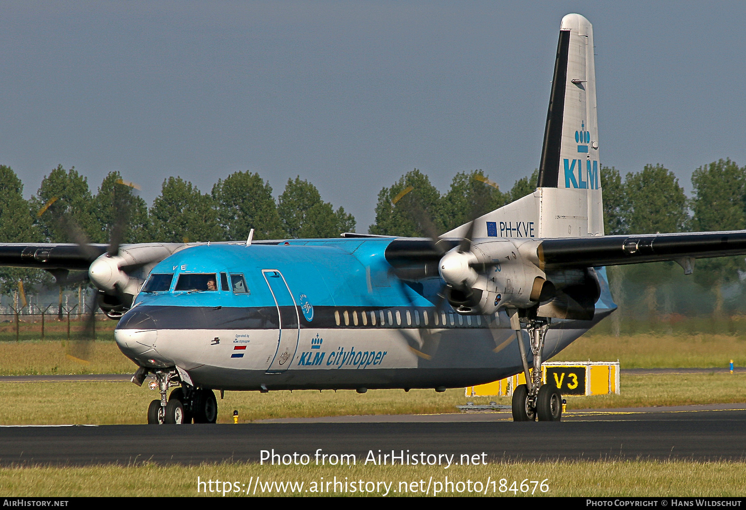 Aircraft Photo of PH-KVE | Fokker 50 | KLM Cityhopper | AirHistory.net #184676