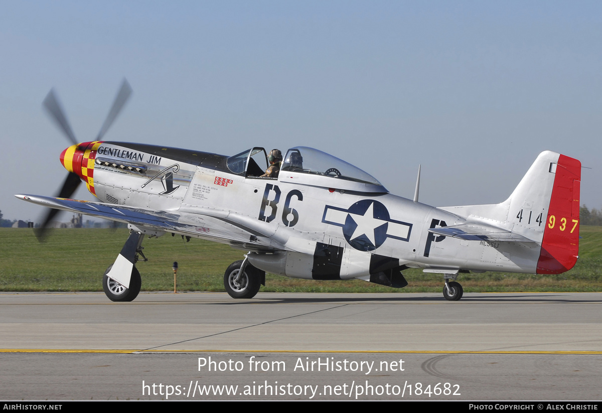 Aircraft Photo of N551J / NL551J / 414937 | North American P-51D Mustang | USA - Air Force | AirHistory.net #184682