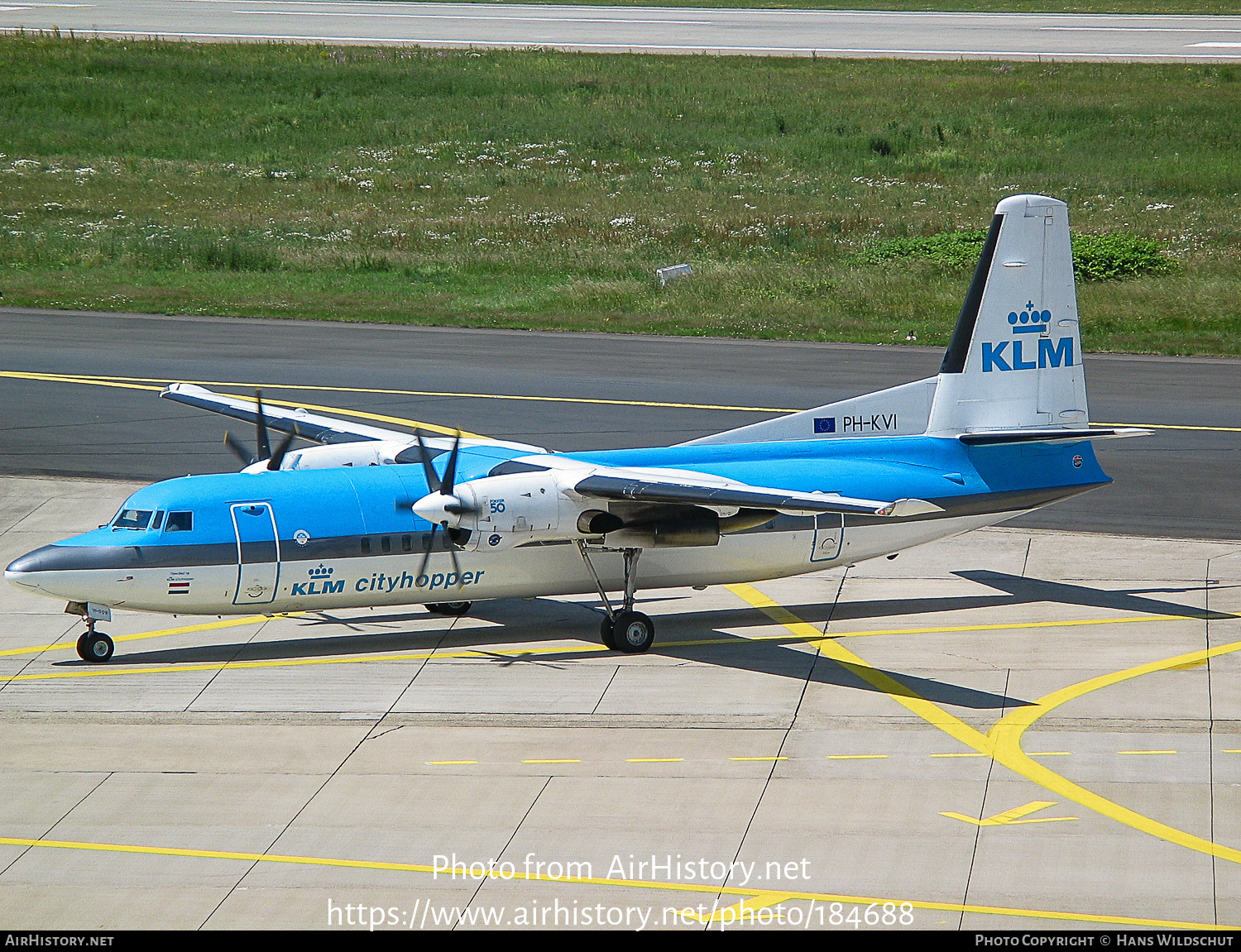 Aircraft Photo of PH-KVI | Fokker 50 | KLM Cityhopper | AirHistory.net #184688