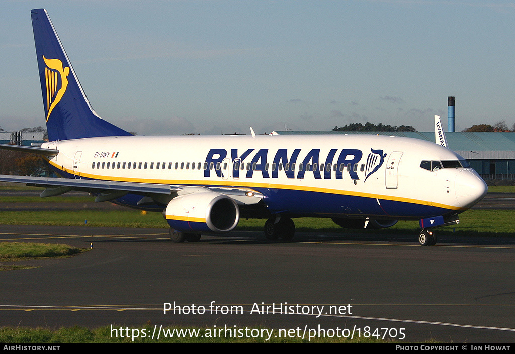 Aircraft Photo of EI-DWY | Boeing 737-8AS | Ryanair | AirHistory.net #184705