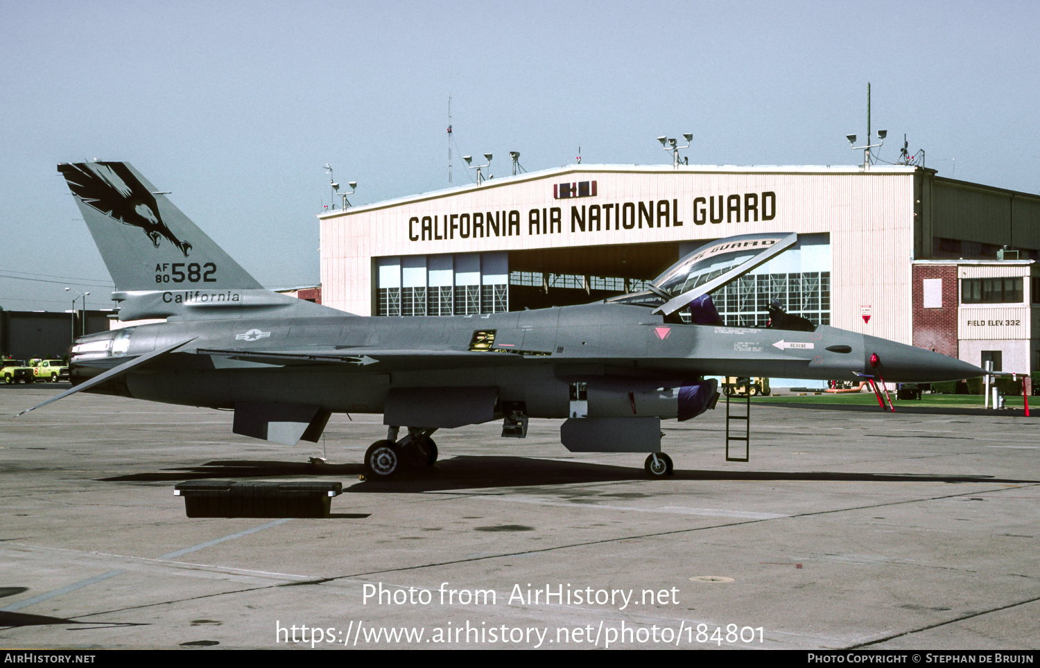 Aircraft Photo of 80-0582 / AF80-582 | General Dynamics F-16A/ADF Fighting Falcon | USA - Air Force | AirHistory.net #184801