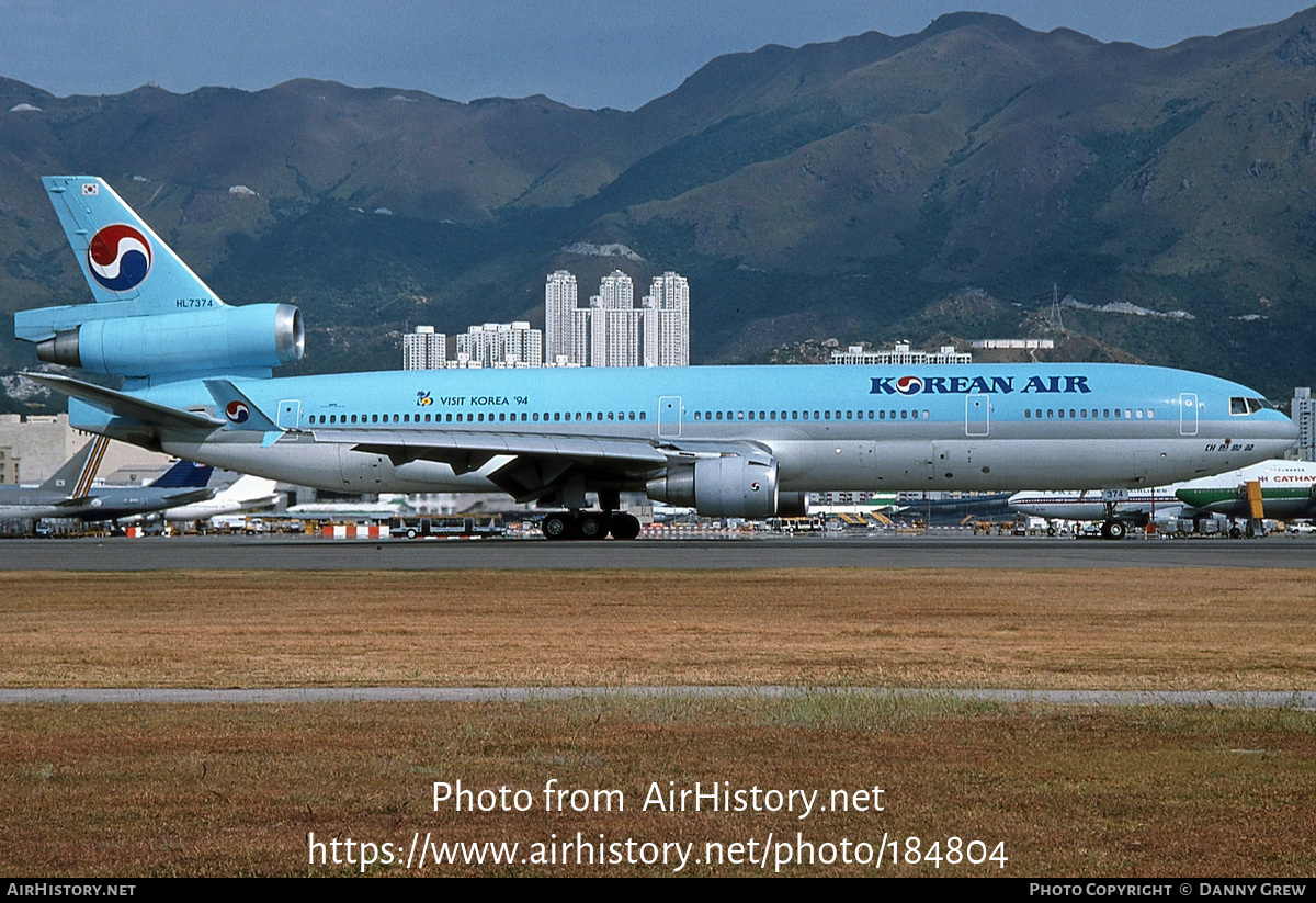 Aircraft Photo of HL7374 | McDonnell Douglas MD-11 | Korean Air | AirHistory.net #184804