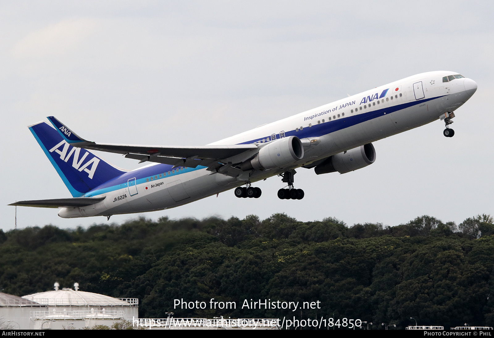 Aircraft Photo of JA622A | Boeing 767-381/ER | All Nippon Airways - ANA | AirHistory.net #184850