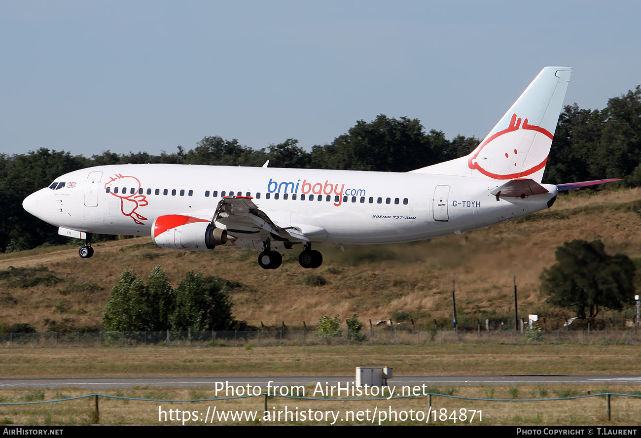 Aircraft Photo of G-TOYH | Boeing 737-36N | Bmibaby | AirHistory.net #184871