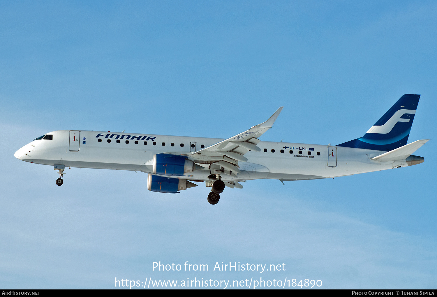 Aircraft Photo of OH-LKL | Embraer 190LR (ERJ-190-100LR) | Finnair | AirHistory.net #184890