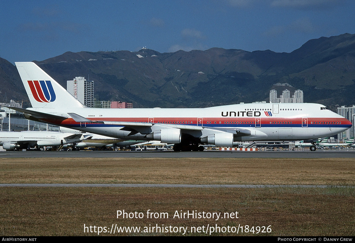 Aircraft Photo of N188UA | Boeing 747-422 | United Airlines | AirHistory.net #184926