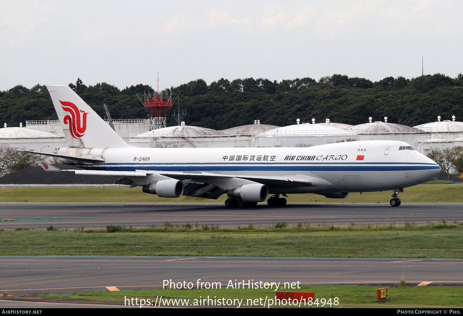 Aircraft Photo of B-2409 | Boeing 747-412F/SCD | Air China Cargo | AirHistory.net #184948