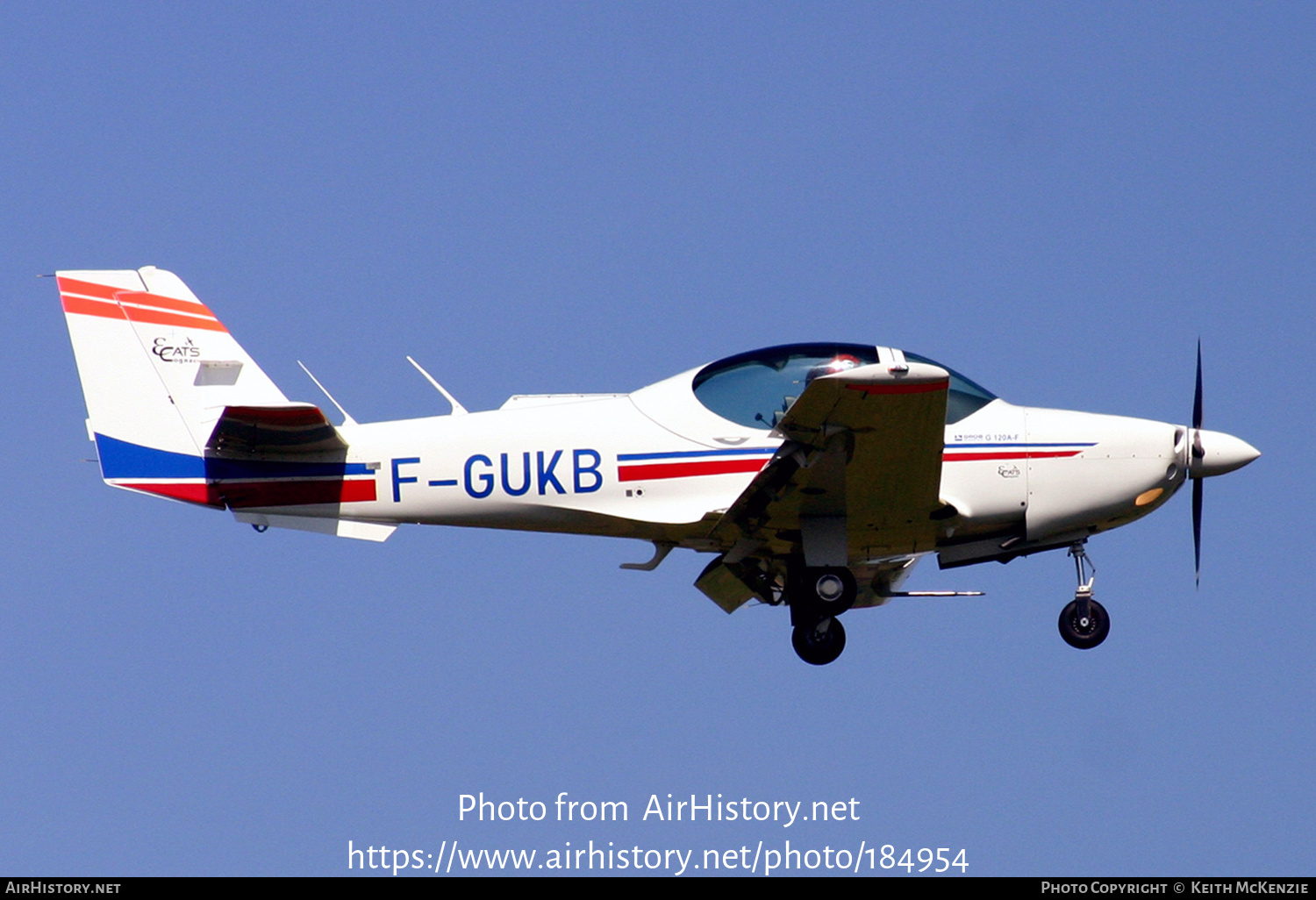 Aircraft Photo of F-GUKB | Grob G-120A-F | ECATS Cognac - EADS Cognac Aviation Training Services | AirHistory.net #184954