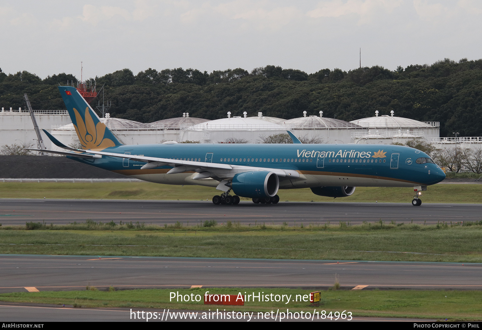 Aircraft Photo of VN-A898 | Airbus A350-941 | Vietnam Airlines | AirHistory.net #184963