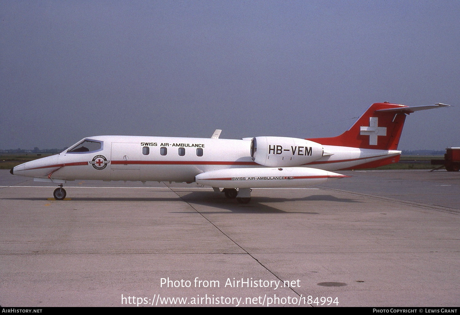 Aircraft Photo of HB-VEM | Gates Learjet 35A | REGA - Swiss Air Ambulance | AirHistory.net #184994