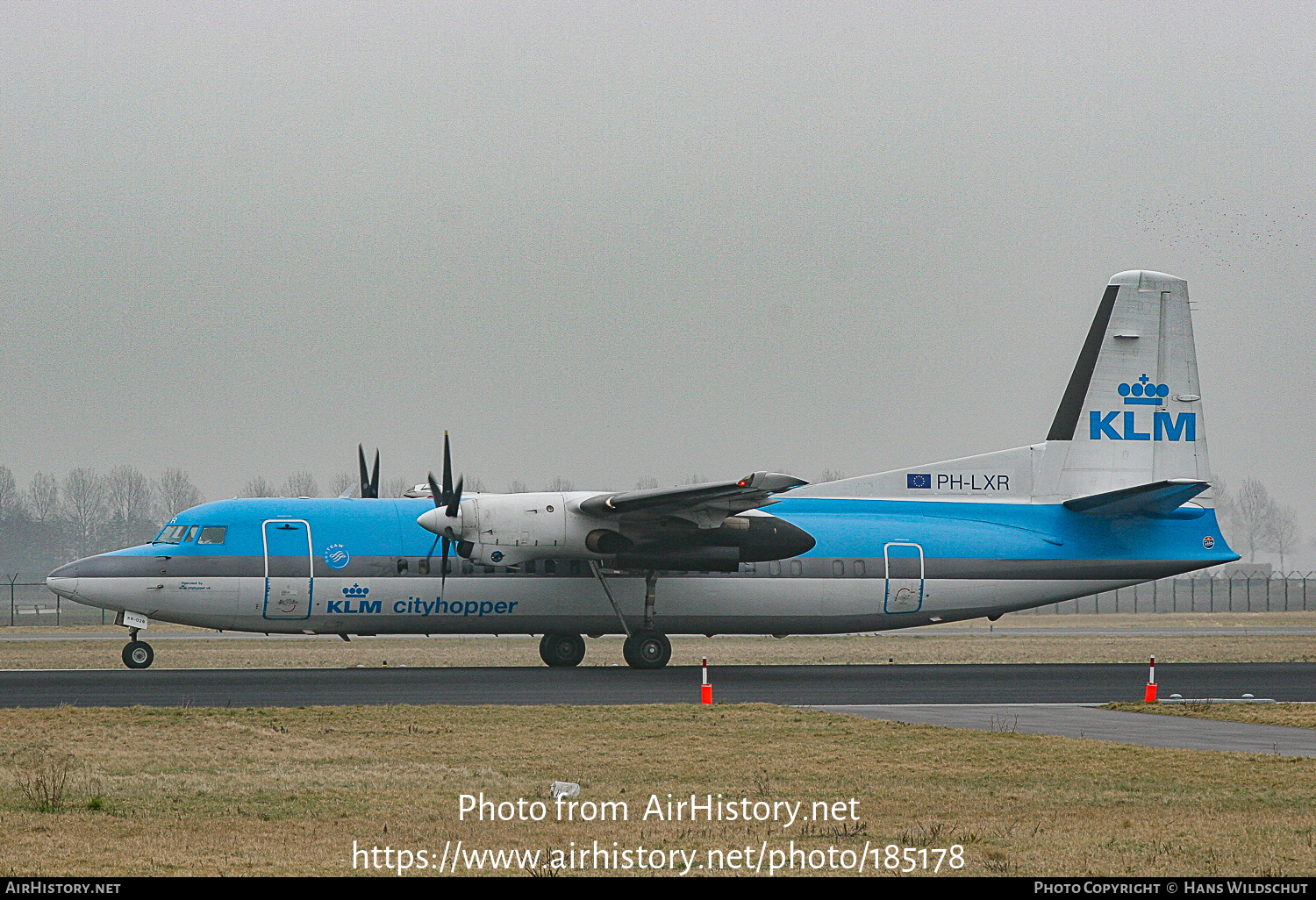 Aircraft Photo of PH-LXR | Fokker 50 | KLM Cityhopper | AirHistory.net #185178