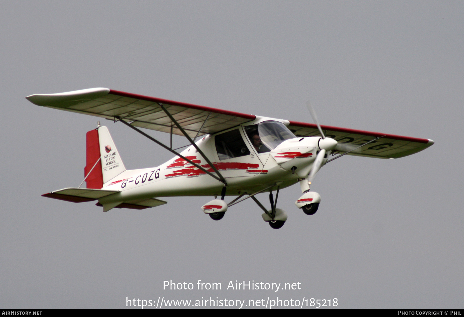 Aircraft Photo of G-CDZG | Comco Ikarus C42 | Mainair Flying School | AirHistory.net #185218