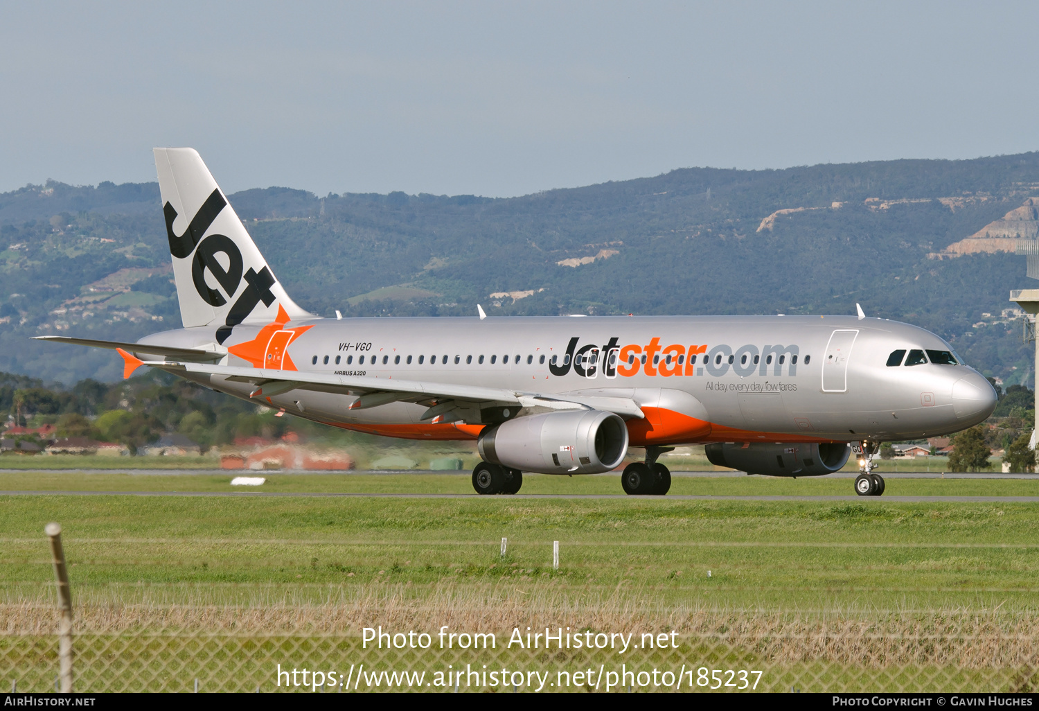 Aircraft Photo of VH-VGO | Airbus A320-232 | Jetstar Airways | AirHistory.net #185237