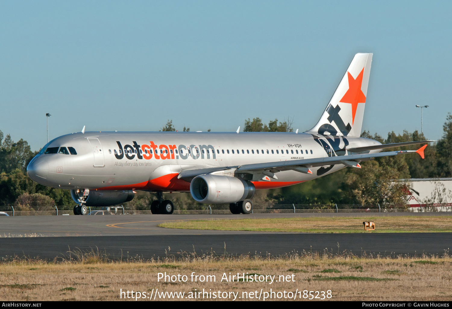 Aircraft Photo of VH-VGH | Airbus A320-232 | Jetstar Airways | AirHistory.net #185238