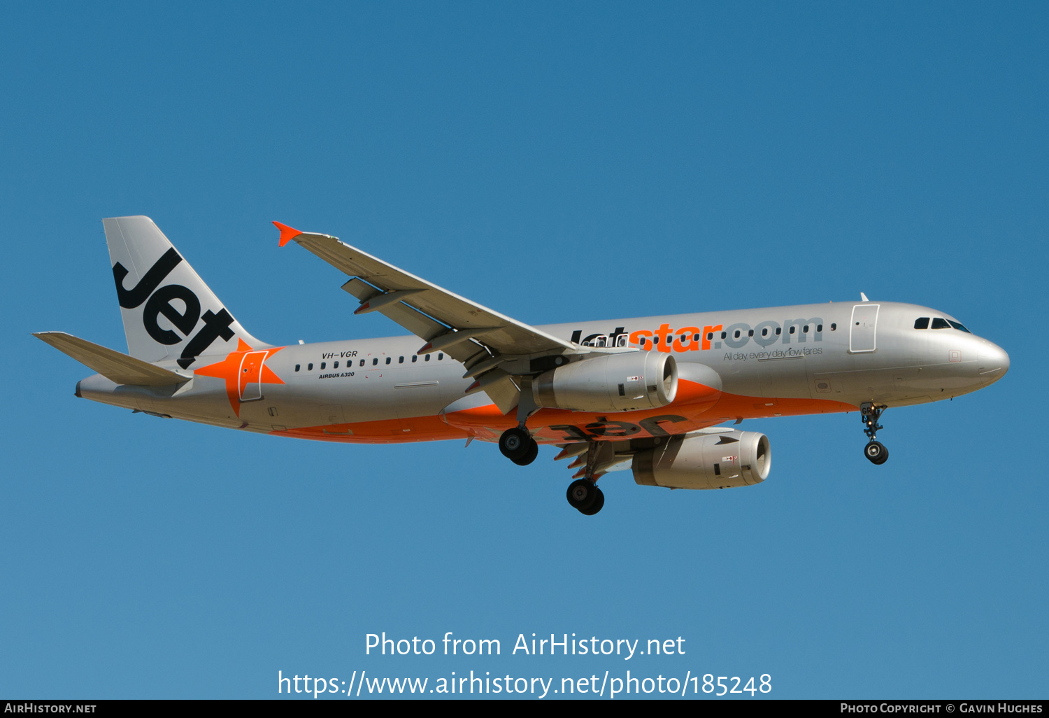 Aircraft Photo of VH-VGR | Airbus A320-232 | Jetstar Airways | AirHistory.net #185248