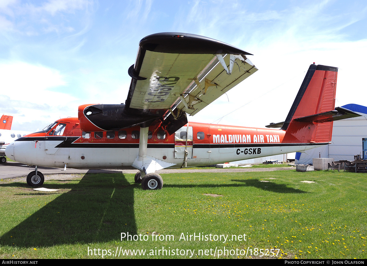 Aircraft Photo of C-GSKB | De Havilland Canada DHC-6-100 Twin Otter | Maldivian Air Taxi | AirHistory.net #185257