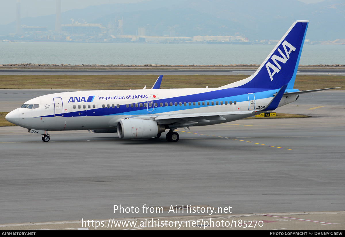 Aircraft Photo of JA17AN | Boeing 737-781 | All Nippon Airways - ANA | AirHistory.net #185270