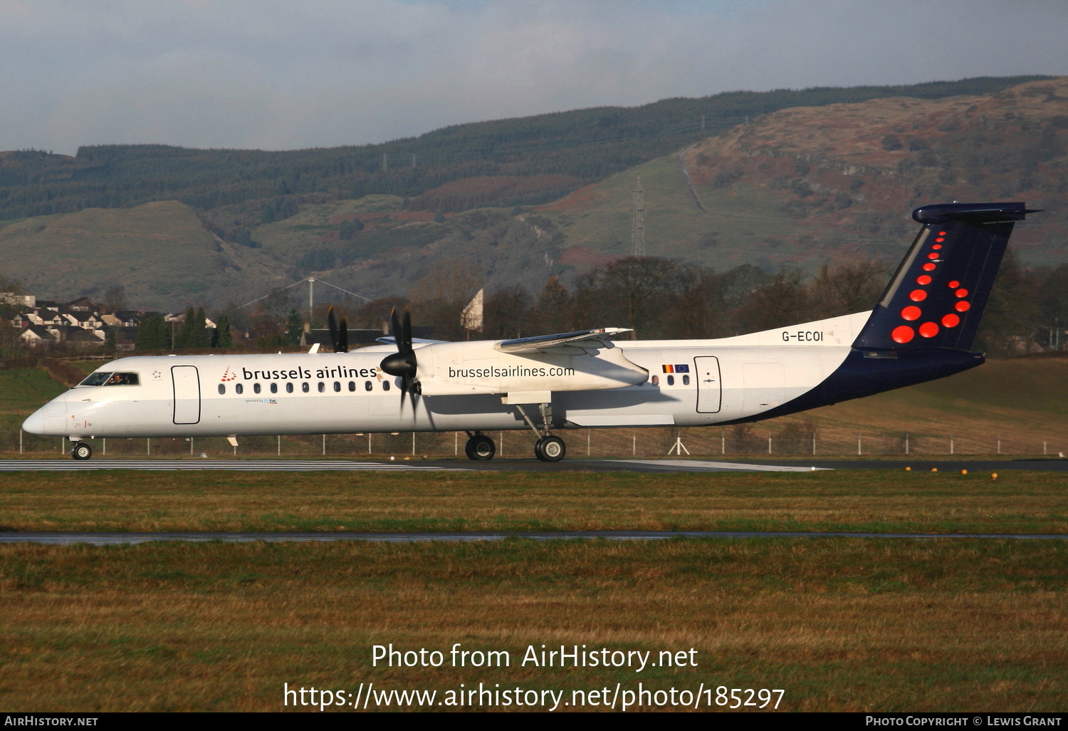 Aircraft Photo of G-ECOI | Bombardier DHC-8-402 Dash 8 | Brussels Airlines | AirHistory.net #185297