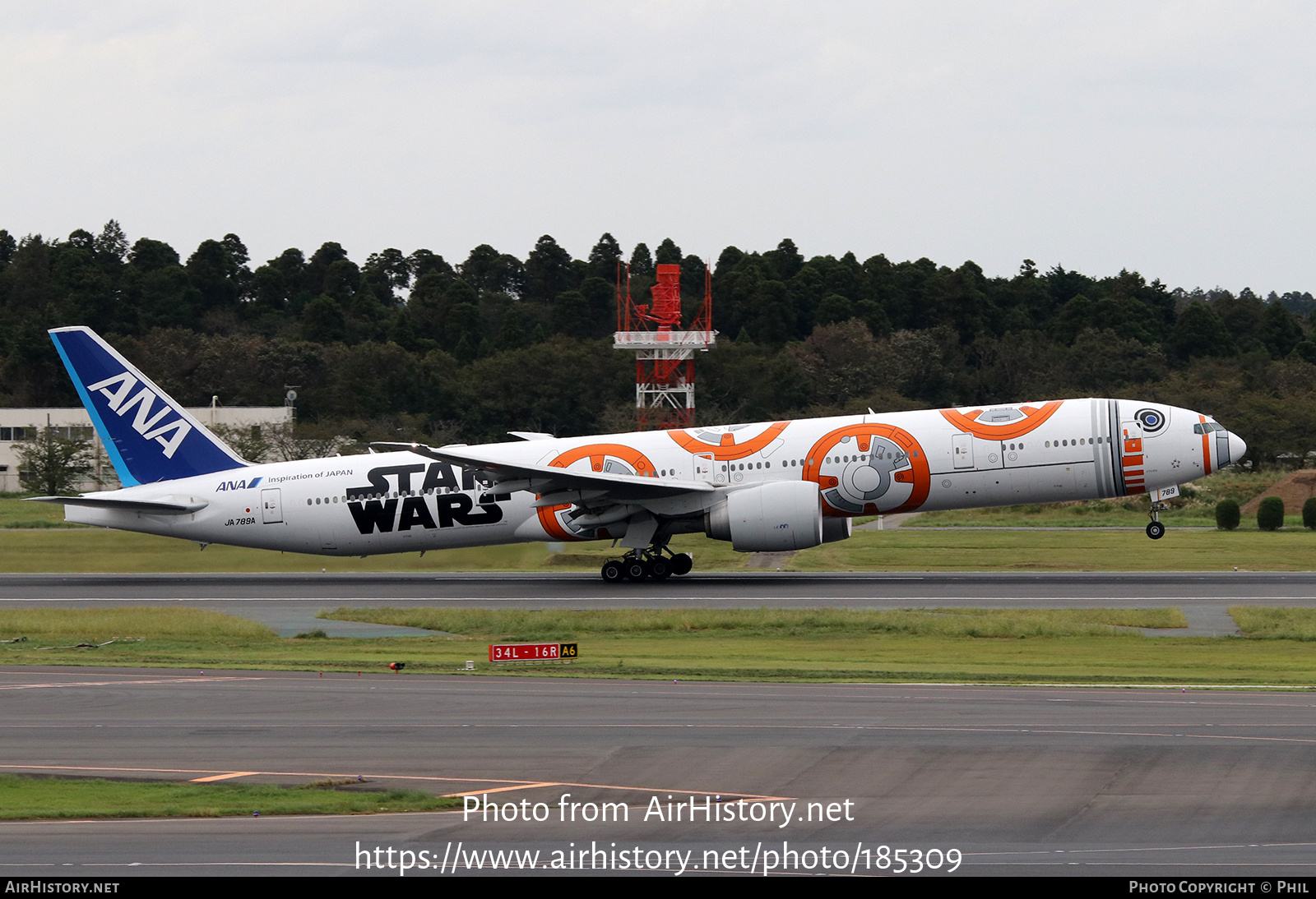 Aircraft Photo of JA789A | Boeing 777-381/ER | All Nippon Airways - ANA | AirHistory.net #185309