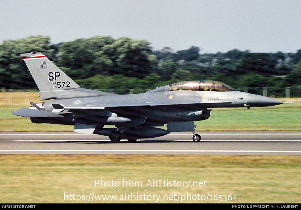 Aircraft Photo of 85-1572 / AF85-572 | General Dynamics F-16D Fighting Falcon | USA - Air Force | AirHistory.net #185364