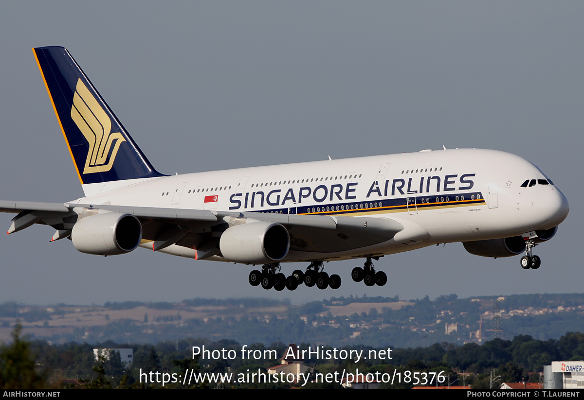 Aircraft Photo of F-WWSA | Airbus A380-841 | Singapore Airlines | AirHistory.net #185376