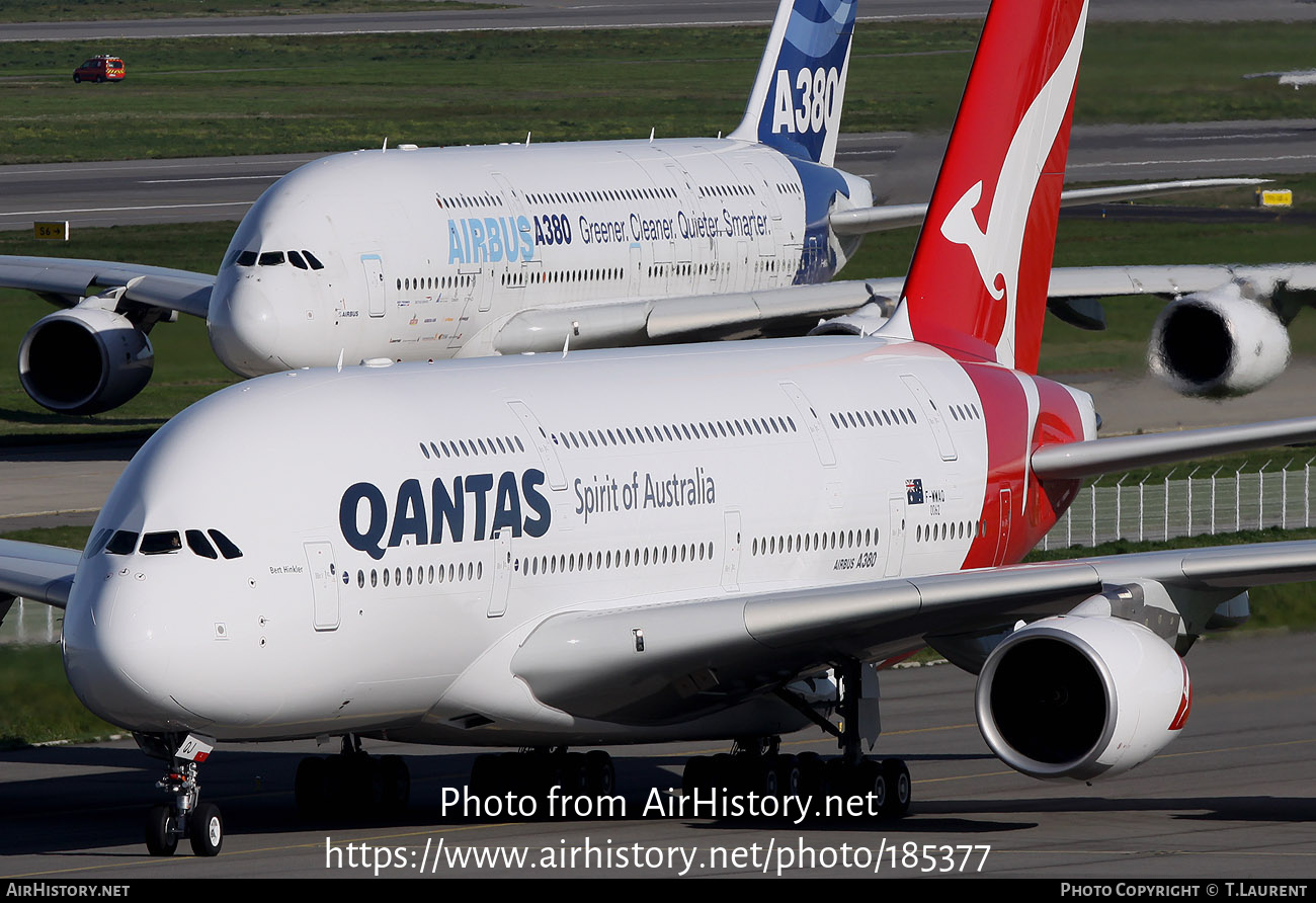 Aircraft Photo of F-WWAQ | Airbus A380-842 | Qantas | AirHistory.net #185377