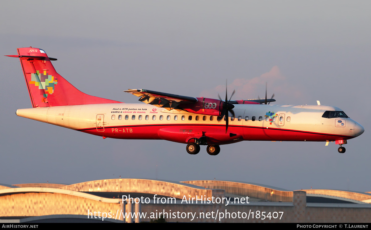 Aircraft Photo of PR-ATB | ATR ATR-72-500 (ATR-72-212A) | Azul Linhas Aéreas Brasileiras | AirHistory.net #185407