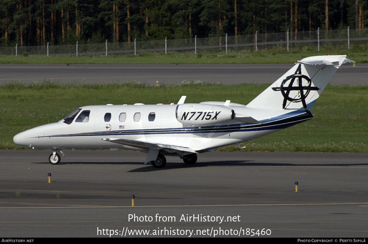 Aircraft Photo of N7715X | Cessna 525 CitationJet CJ1+ | AirHistory.net #185460