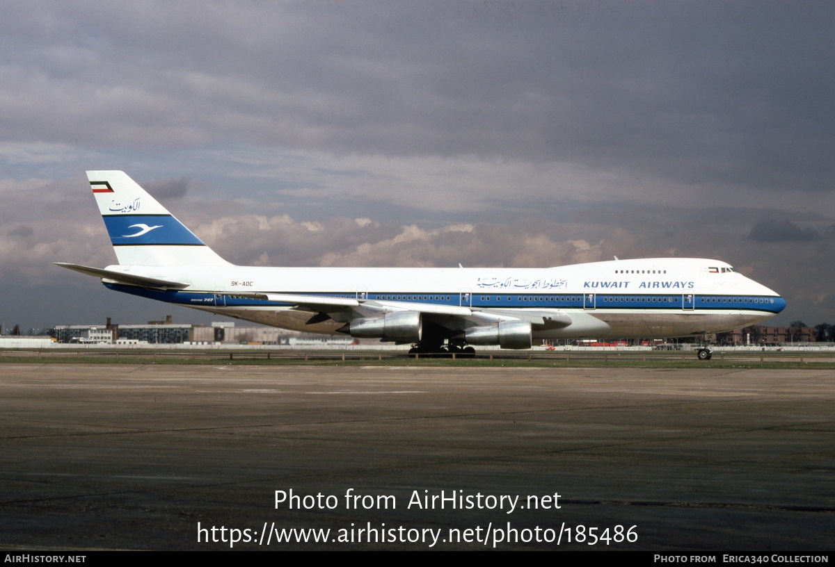 Aircraft Photo of 9K-ADC | Boeing 747-269BM | Kuwait Airways | AirHistory.net #185486