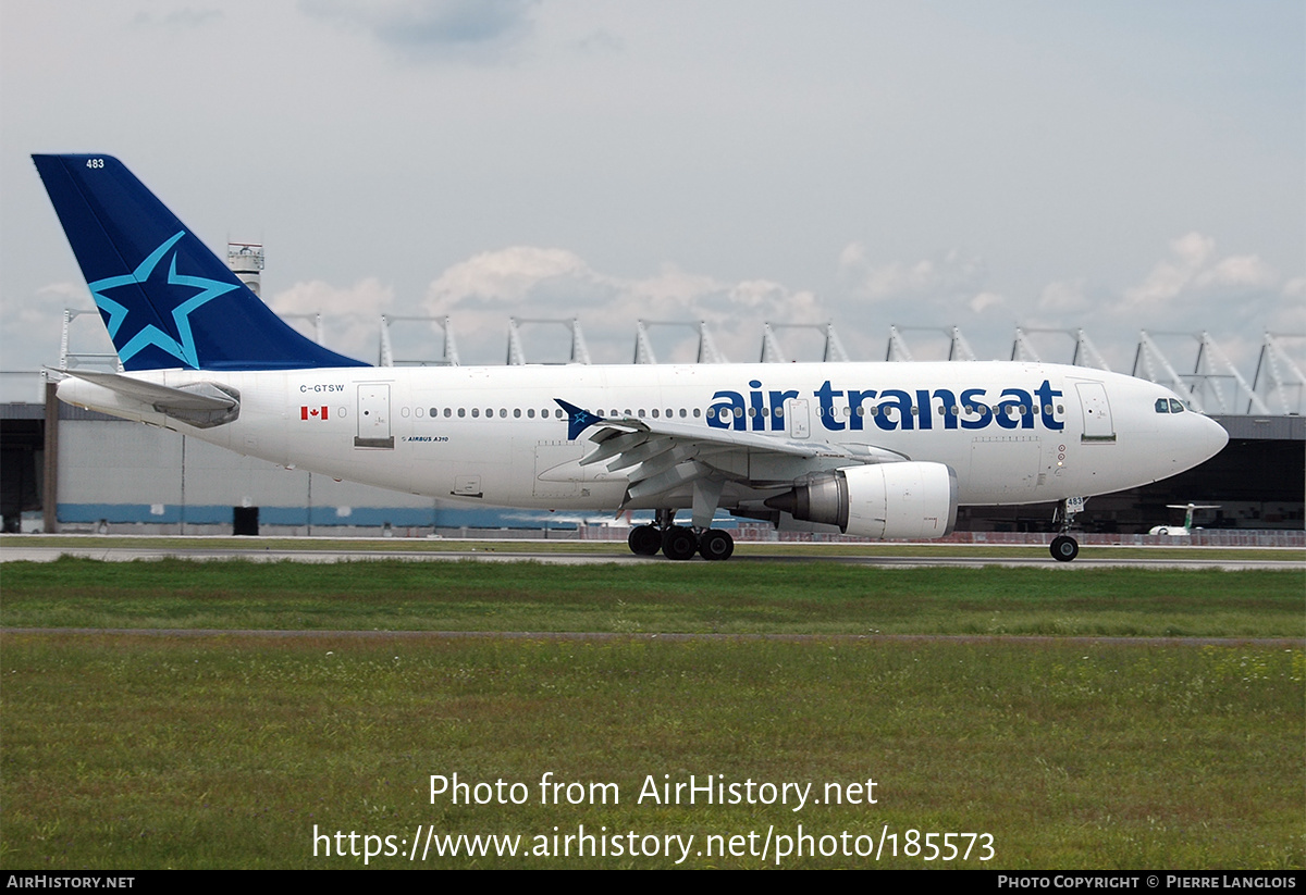 Aircraft Photo of C-GTSW | Airbus A310-304 | Air Transat | AirHistory.net #185573