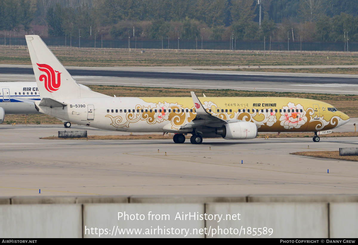 Aircraft Photo of B-5390 | Boeing 737-89L | Air China | AirHistory.net #185589