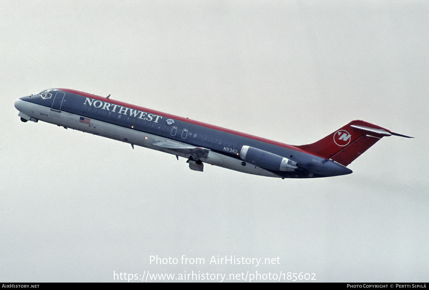 Aircraft Photo of N9343 | McDonnell Douglas DC-9-31 | Northwest Airlines | AirHistory.net #185602