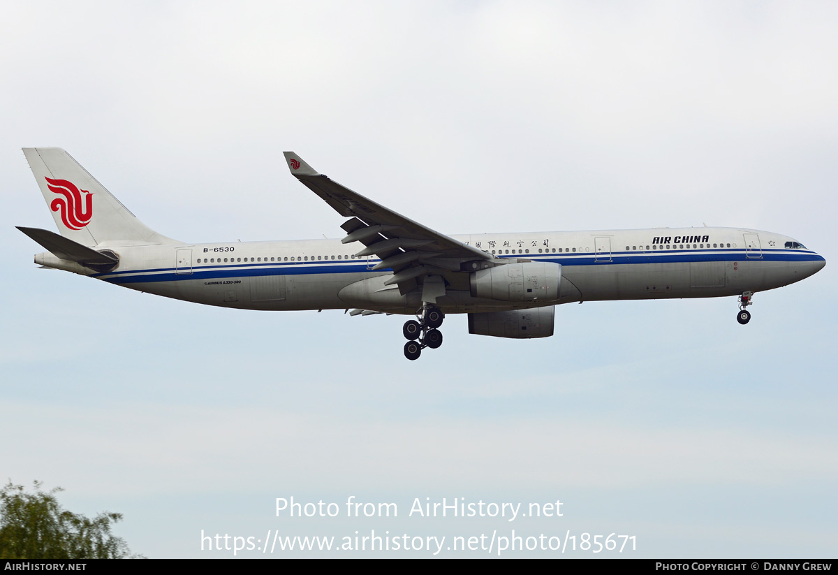 Aircraft Photo of B-6530 | Airbus A330-343E | Air China | AirHistory.net #185671