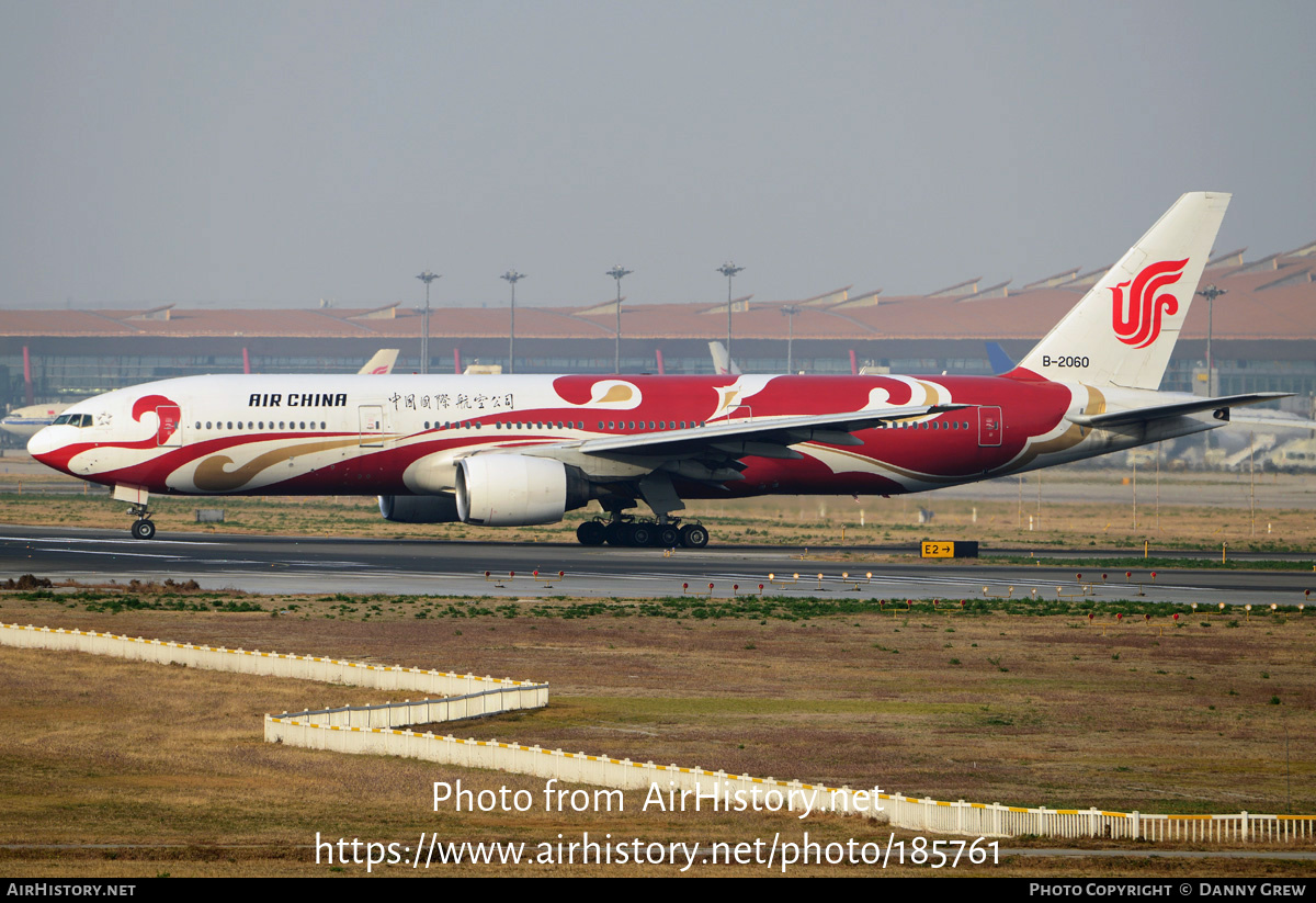 Aircraft Photo of B-2060 | Boeing 777-2J6 | Air China | AirHistory.net #185761