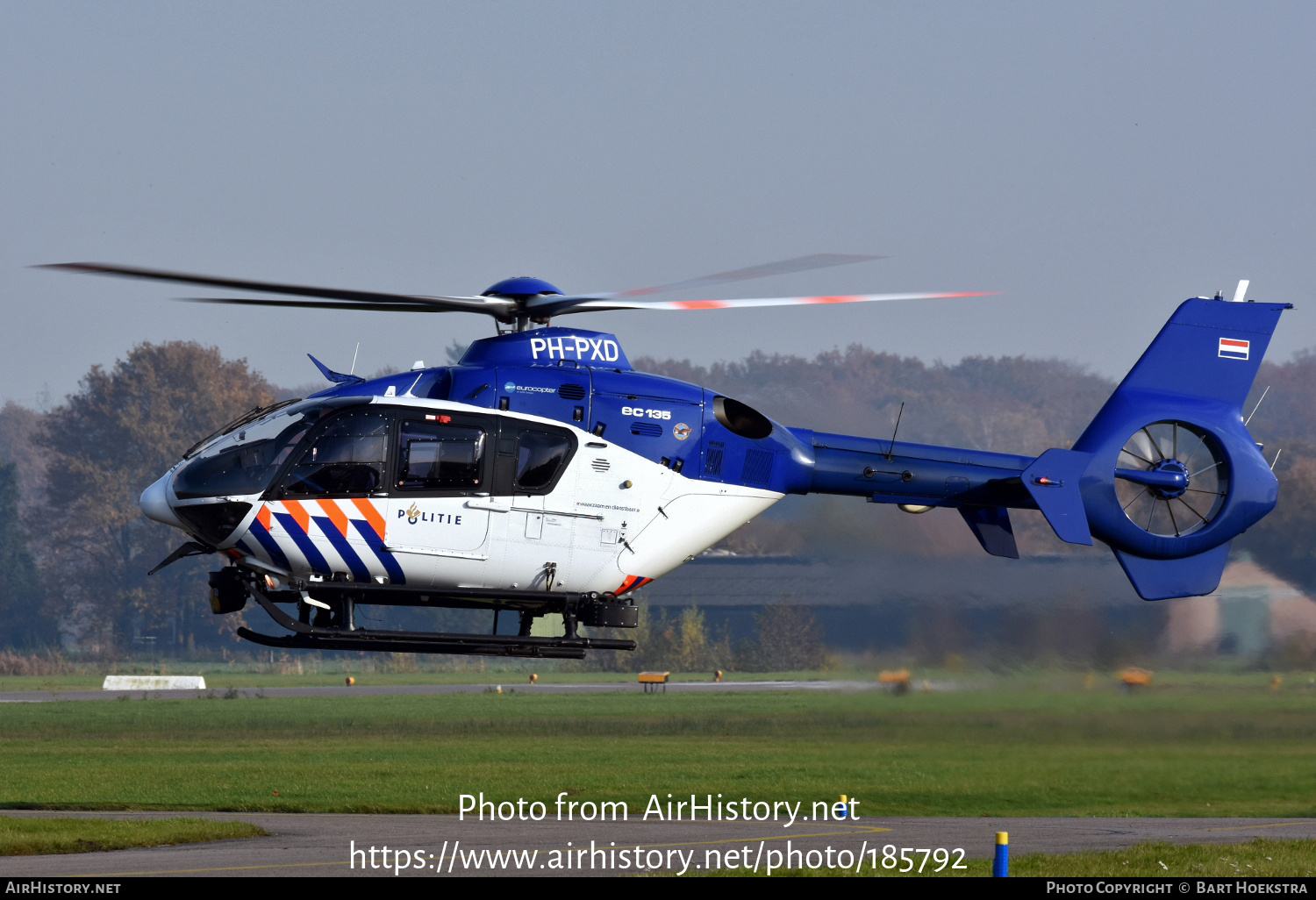 Aircraft Photo of PH-PXD | Eurocopter EC-135P-2 | Politie | AirHistory.net #185792