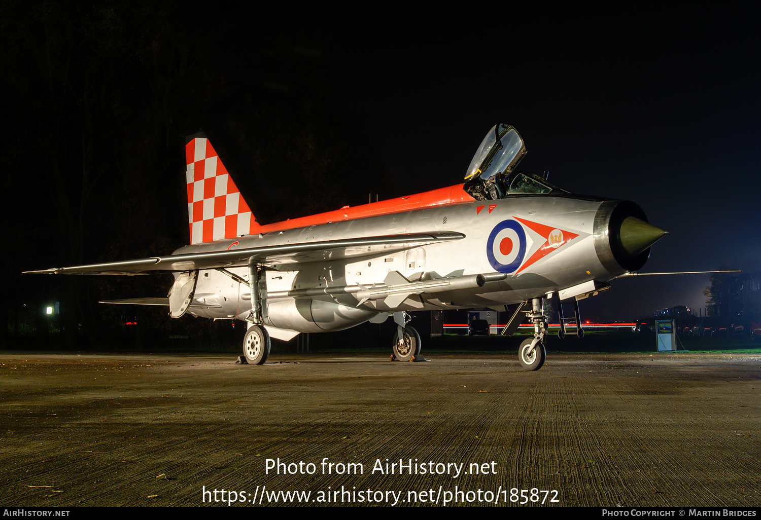 Aircraft Photo of XR718 | English Electric Lightning F3 | UK - Air Force | AirHistory.net #185872