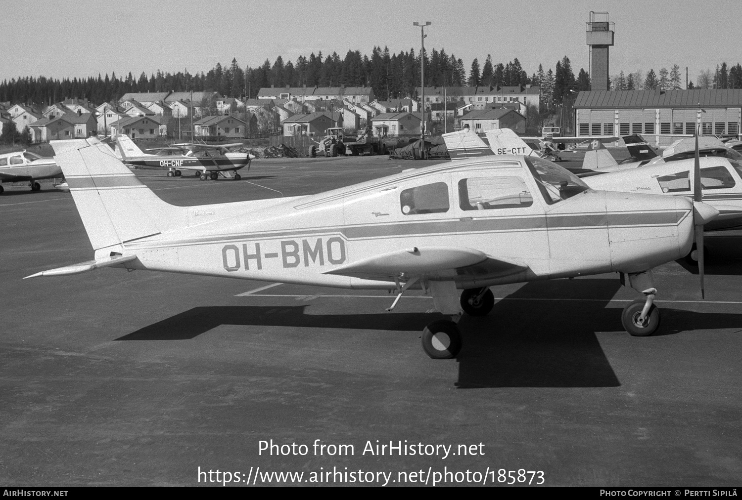 Aircraft Photo of OH-BMO | Beech 19A Musketeer Sport | AirHistory.net #185873